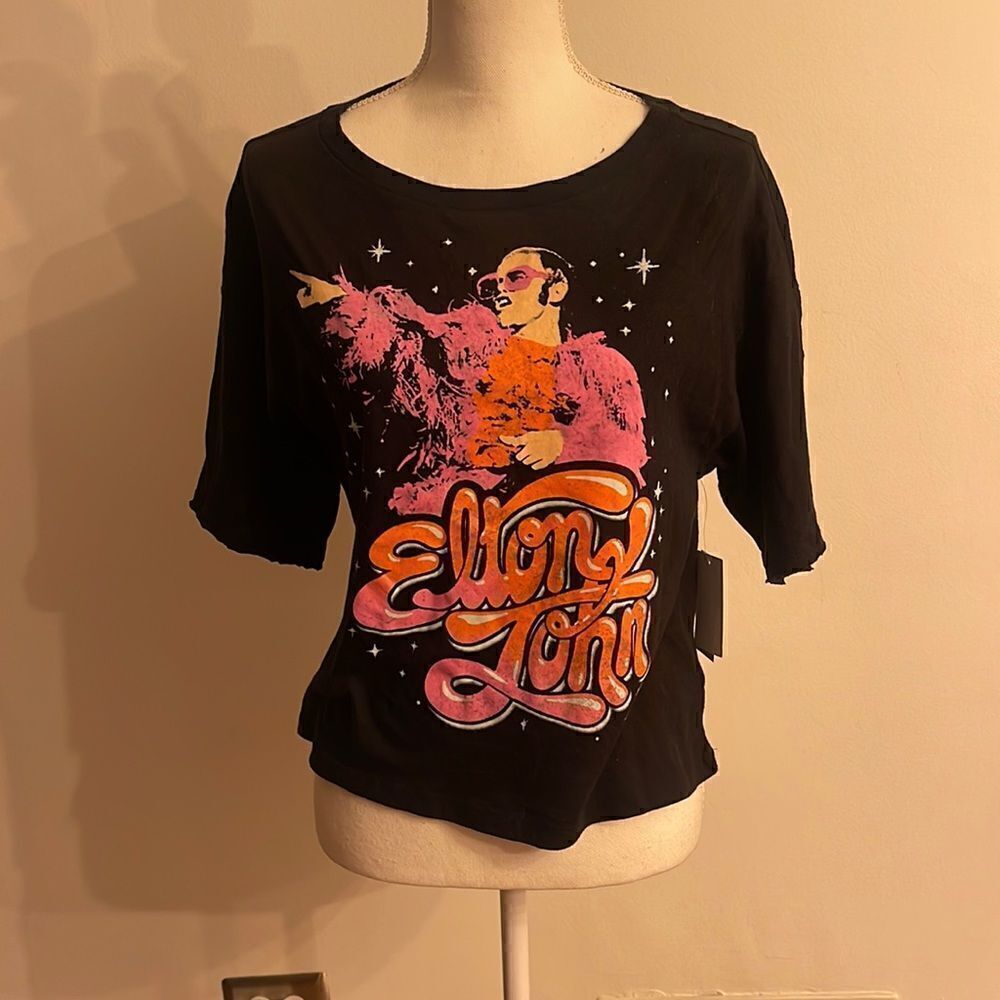 Elton John t-shirt. 